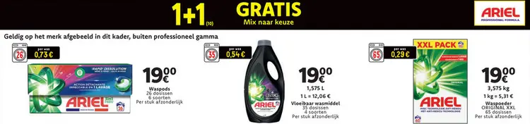 Aanbieding: Ariel producten