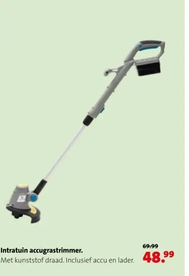 Aanbieding: Intratuin accugrastrimmer