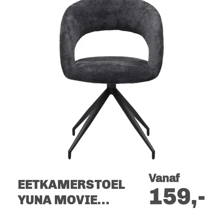 Aanbieding: Eetkamerstoel yuna movie...
