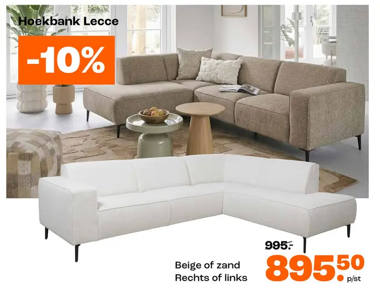 Aanbieding: Hoekbank Lecce