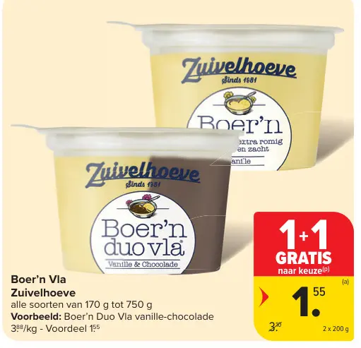Promotie: Boer'n Vla