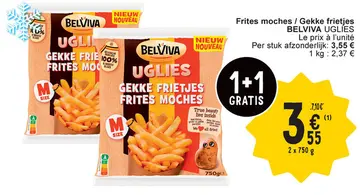 Aanbieding: Frites moches / Gekke frietjes UGLIES