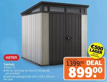Aanbieding: Tuinhuis Artisan 77