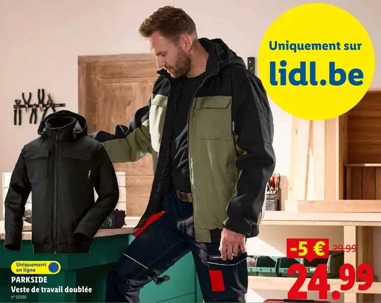 Offre: Veste de travail doublée