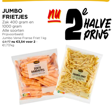 Aanbieding: JUMBO FRIETJES