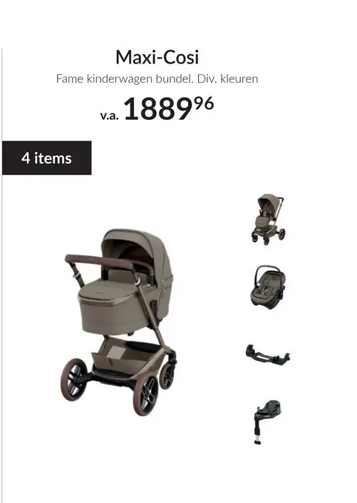 Aanbieding: Fame kinderwagen bundel
