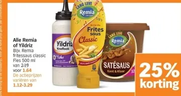 Aanbieding: Alle Remia of Yildriz