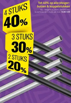 Aanbieding: Steigerbuizen & koppelstukken