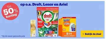 Aanbieding: Dreft, Lenor en Ariel