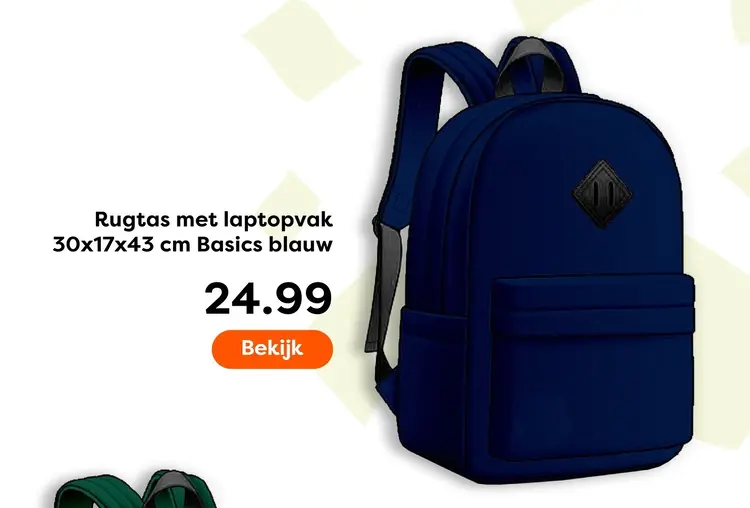 Aanbieding: Rugtas met laptopvak