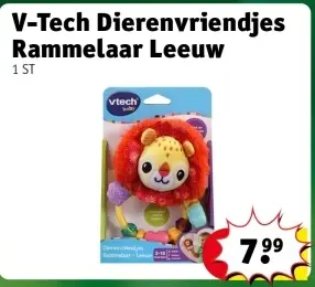 Aanbieding: Dierenvriendjes Rammelaar Leeuw