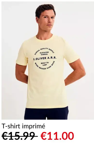 Offre: T-shirt imprimé