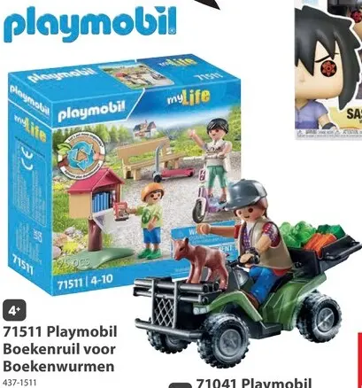 Aanbieding: Playmobil Boekenruil voor Boekenwurmen of Quad