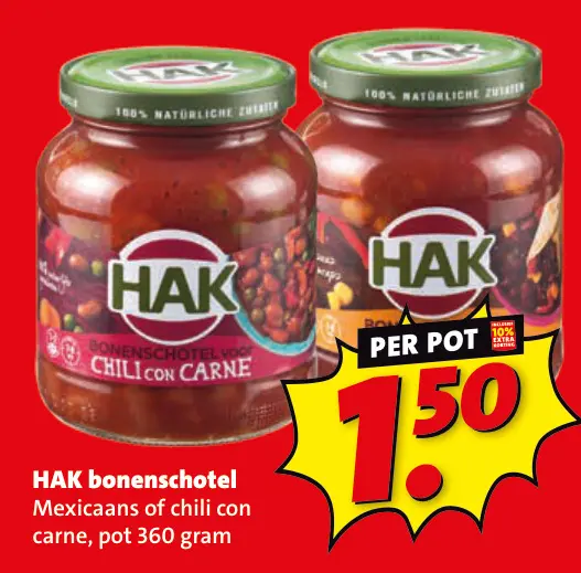 Aanbieding: bonenschotel