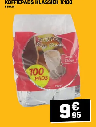 Promotie: Koffiepads klassiek