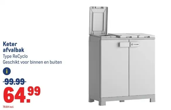 Aanbieding: afvalbak