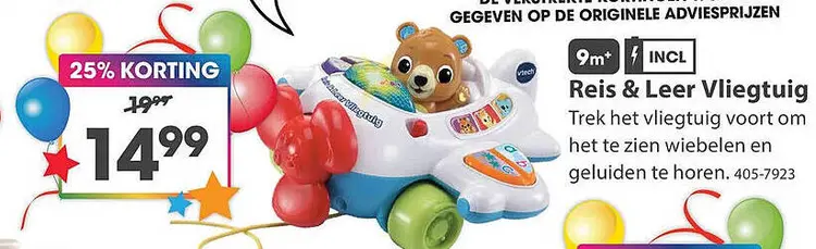 Aanbieding: Reis & Leer Vliegtuig