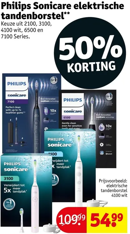 Aanbieding: Sonicare elektrische tandenborstel