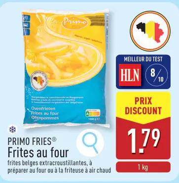 Offre: Frites au four