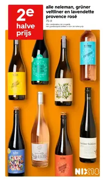 Aanbieding: neleman, grüner veltliner en lavendette provence rosé