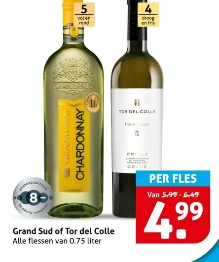 Aanbieding: Grand Sud or Tor del Colle