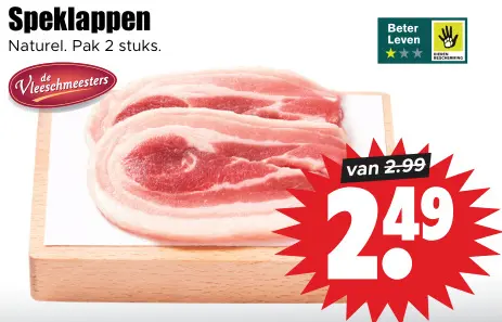 Aanbieding: De Vleeschmeesters Speklappen