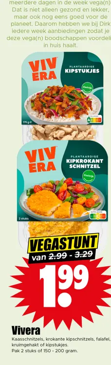 Aanbieding: Vivera vleesvervangers