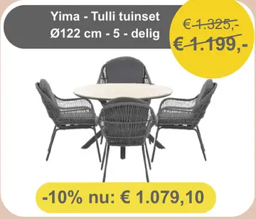 Aanbieding: Yima - Tulli tuinset