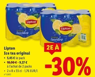 Offre: Ice tea original