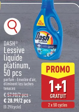 Offre: Lessive Liquide platinum