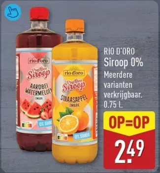 Aanbieding: Siroop 0%