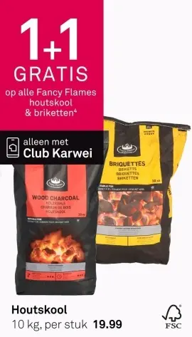Aanbieding: Houtskool & briketten