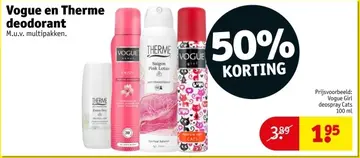 Aanbieding: Vogue en Therme deodorant