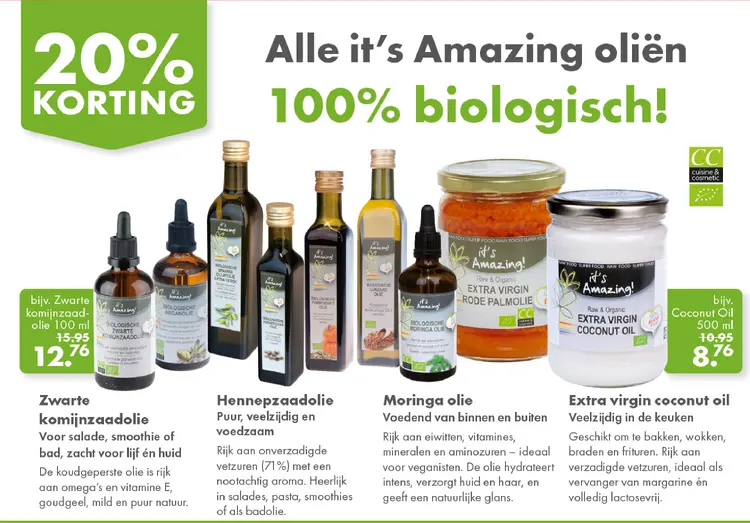 Aanbieding: it's Amazing oliën