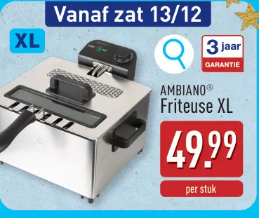 Promotie: Friteuse XL