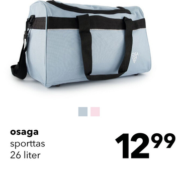 Aanbieding: Osaga Pro Active sporttas lichtblauw