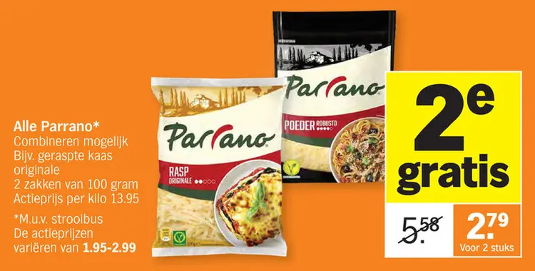 Promotie: Parrano kaas