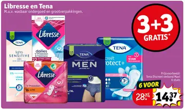 Aanbieding: Libresse en Tena