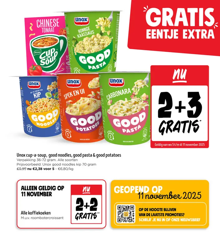Aanbieding: Cup-a-soup, good noodles, good pasta & good potatoes
