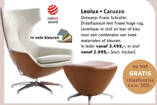 Promotie: Leolux Caruzzo
