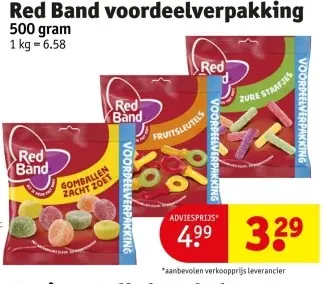 Promotie: Red Band voordeelverpakking