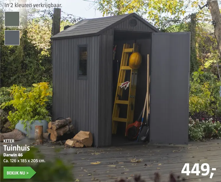 Aanbieding: Tuinhuis Darwin 46