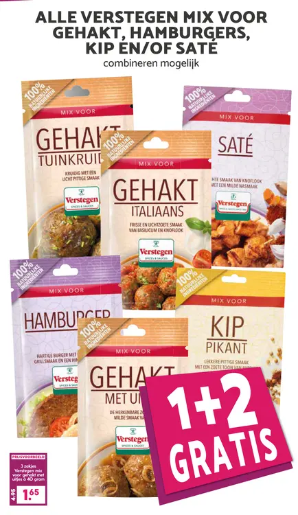 Aanbieding: Verstegen mix voor gehakt met uitjes