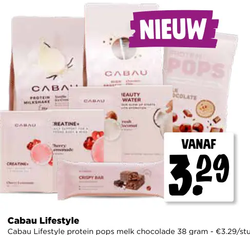 Promotie: Cabau Lifestyle Sportvoeding