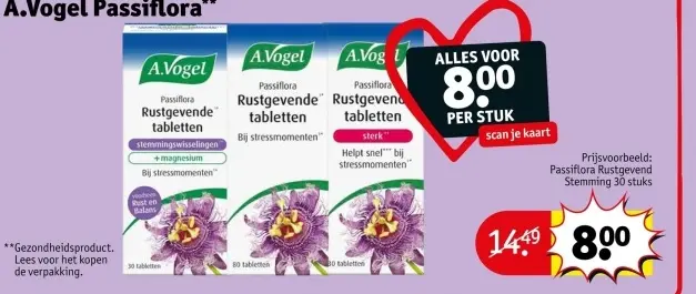 Aanbieding: Passiflora Rustgevende tabletten