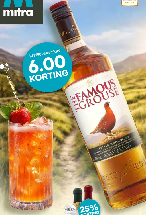 Aanbieding: The Famous Grouse Blended Scotch Whisky