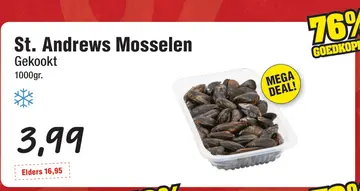 Aanbieding: St. Andrews Mosselen