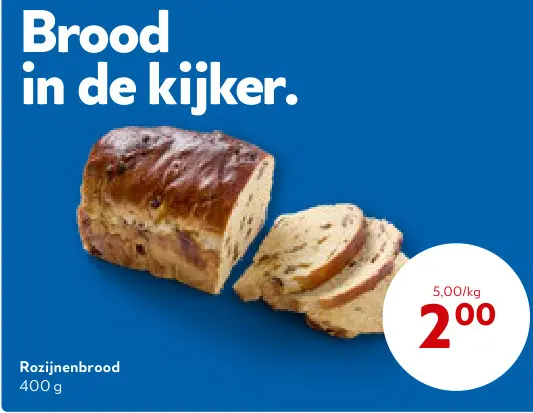 Promotie: Rozijnenbrood