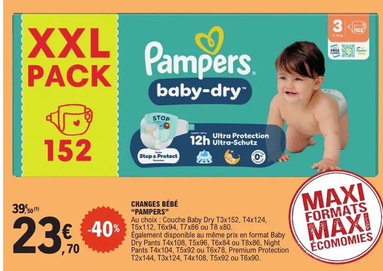 Offre: Couche Baby Dry