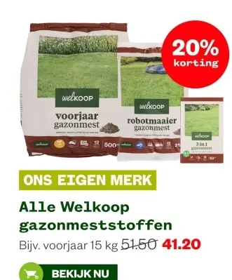 Aanbieding: Alle Welkoop gazonmeststoffen